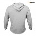 GASP No Compromise Hood - Grey Melange, (Vain 3XL-koko)