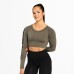 BB Bowery Cropped LS - Wash Green