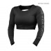 BB Chelsea Cropped Long Sleeve - Black, (Vain L-koko)