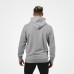 BB Brooklyn Zip Hood - Grey Melange, (Vain S-, M- ja XXL-koko)