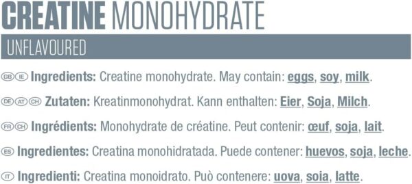 Dymatize Creatine Monohydrate Unflavoured Powder 1x300g - Aminosäure - Kreatin