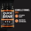 BRNR Quick BRNR Fast Formula 6-in-1 with Garcinia Cambogia, Metabolism Formula with Zinc, 120 Capsules