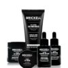 Brickell Men's Products Full Defense Anti-Aging Routine, Night Face Cream, Vitamin C Day and Night Serum, Moisturiser w/SPF and Eye Cream, Natural and Organic, Scented