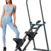 MERACH 2025 Neues Stair Stepper für Home Gym Übung,Vertical Climber Maschine für Ganzkörper-Workout,Compact Folding Cardio Übung Climber mit erweiterten Schrittweite,verstellbare Lenker & Pedale
