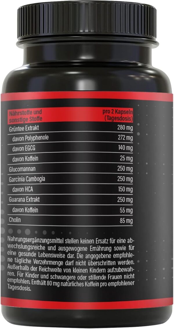 61I6eoSbx5L._AC_SL1500_.jpg BRNR Turbo BRNR Instant Metabolism Formula with Choline, Green Tea Extract, Glucomannan, Garcinia Cambogia, Guarana, 120 Capsules