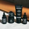 Brickell Men's Products Full Defense Anti-Aging Routine, Night Face Cream, Vitamin C Day and Night Serum, Moisturiser w/SPF and Eye Cream, Natural and Organic, Scented