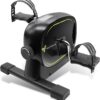 Tretmann Basic Pedal Trainer Set – Extra Stable & Quiet – Includes Attachment Strap – Dekra Tested Leg Trainer for Seniors Exercise Bike Mini Bike Black Green
