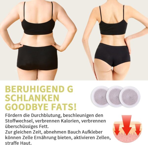 Pack of 30, Weight Loss Fast Fat Burner, Natural Herbal Sticker, Navel Sticker, Slimming Patch, Bucket Waist, Abdominal Detox Slimming, Belly Fat Waist, Weight Loss Plaster, Fast Slimming