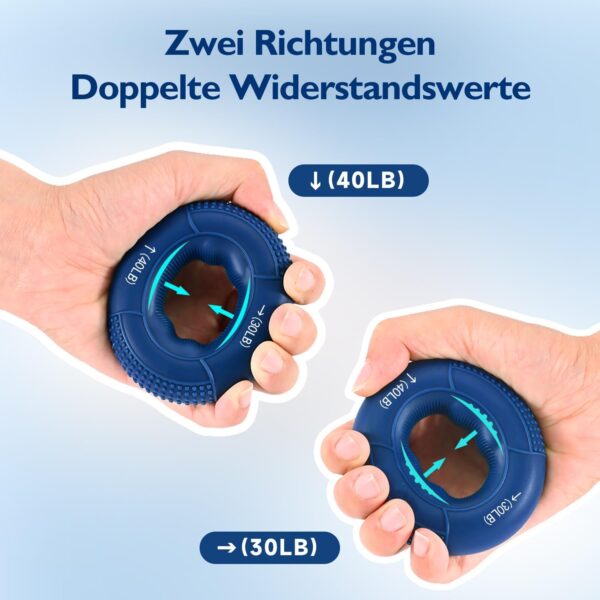 FitBeast Grip Strength Trainer, Finger Trainer, Forearm Strengthener, 9-Piece Set, Targeted Strength Hand Muscle Trainer, Relief & Recovery