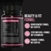 717BeN56SHL._AC_SL1500_.jpg BRNR Lady BRNR - BeautyFit Metabolism Formula with Vitamin B6, Connective Tissue with Copper, Collagen, Hyaluronic High Dose, Biotin, 120 Capsules