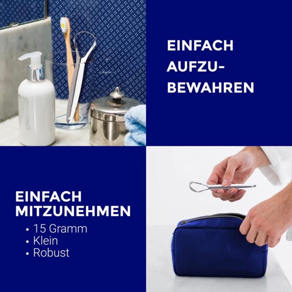 717H1OsR3rS._AC_SL1500_.jpg Tongue Scraper Stainless Steel Tongue Cleaner Set Tongue Cleaner Stainless Steel Tongue Brush Stainless Steel Tongue Scraper Tongue Cleaner Stainless Steel ORAVIX