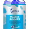 Vihado Blue Men's Gummies - Extra Strong Instant Formula High Dose - with L-Arginine, L-Glutathione, L-Glutamine, 60 Gummies