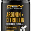 L-Arginine + L-Citrulline – 320 Capsules – 1100 mg per capsule – Citrulline 2:1 + Arginine Base 1:1 Ratio – Premium Amino Acids – Laboratory Tested Quality – German Elite Nutrition