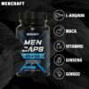 MENCRAFT MEN INTENSE Men's Capsules Extra Strong Durable Formula High Dose with L-Arginine, Maca, Vitamins, Ginseng, Ginkgo, 60 Capsules