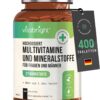 Multivitamin Tablets High Dose - 400 Daily Dose Vitamins, Minerals & Supplements A-Z Vitamins + Minerals | Dietary Supplement Women / Men Vegan Multivitamin Complex VitaBright