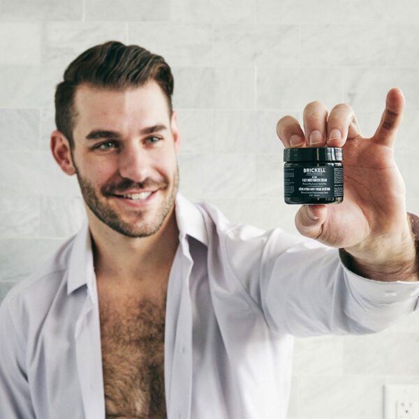 Brickell Men's Retinol Face Moisturiser for Men, Natural and Organic, Anti-Wrinkle Face Night Cream with Retinol and Hyaluronic Acid, Fragrance-Free, 59 ml