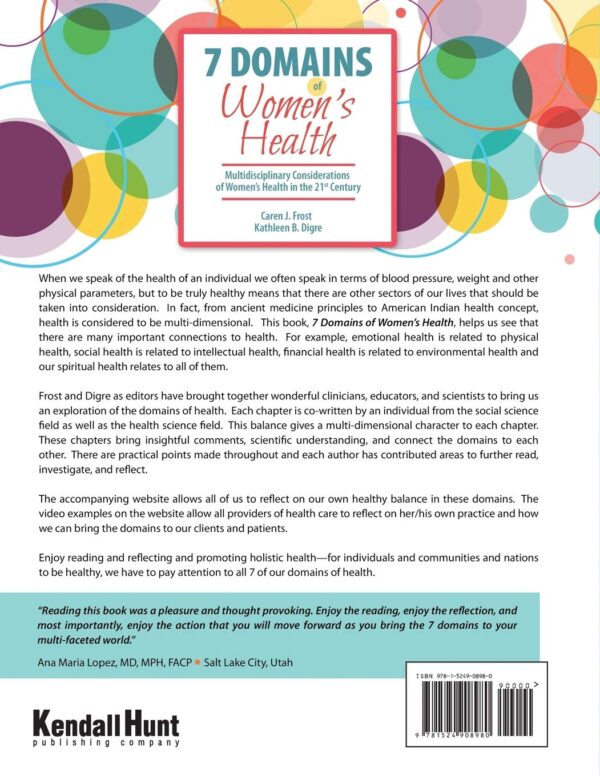 71SXO2OToIL._SL1360_.jpg 7 Domains of Women's Health: Multidisciplinary Considerations of Women's Health in the 21st Century