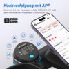 MERACH Mini Stepper für Zuhause, Swing Stepper mit 150 kg Belastung und Widerstandsbändern, Twist Stepper für effektives Bein/Arm/Butt Training, Fitnessgerät für Home Office