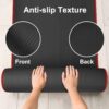 Ativafit Phthalate-Free Yoga Mat, Non-Slip and Joint-Friendly Sports Mat for Yoga /Pilates, Sports Fitness Mat, Gym Mat with Carry Strap, Pilates Mat, 183 x 61 x 1 cm, Training Mat