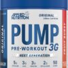 Applied Nutrition Pump 3G Booster Pre Workout - With Creatine Monohydrate - Energy, Focus & Performance (375 g (Pack of 1), Fruit Burst)