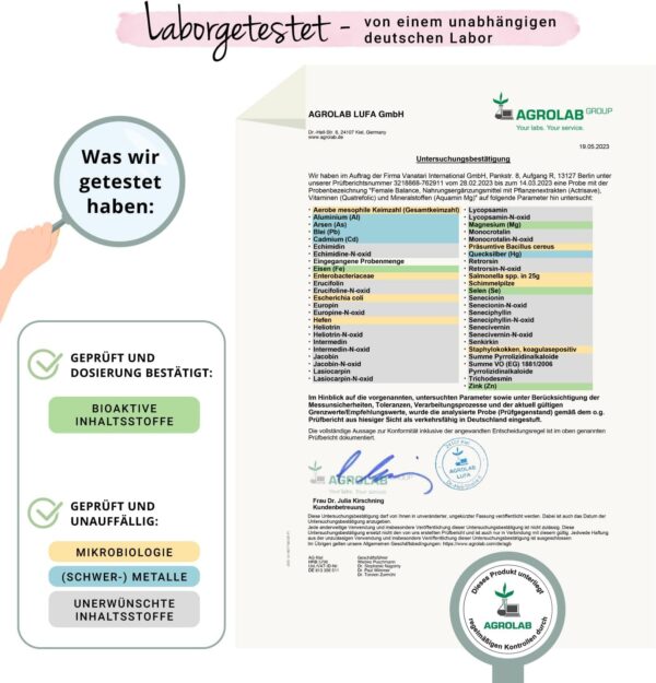 71kmqrdFhtL._AC_SL1500_.jpg Vegavero Female Balance, 180 Capsules, Monk Pepper, Women's Coat, Iron, Quatrefolic Folic Acid, Actrisave, Cycle Balance, Vegan, No Additives