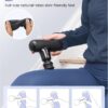 Bob and Brad Q2 Mini Massage Gun, Pocket Size Deep Tissue Percussion Massager, Ultra Small & Portable Quiet Massage Gun with Carry Bag for Muscle Relaxation, Black
