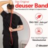Deuser Band Original Resistance Band Gymnastics Band Made of Natural Rubber, Vegan, Non-Slip, Made in Germany Fitness Bands for Strength Training, Fitness, Yoga