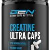Creatine Ultra Caps - 420 Capsules with 1250 mg of Pure Creatine Monohydrate - Premium: Ultra Fine + Mesh Factor of 200 - High Dose