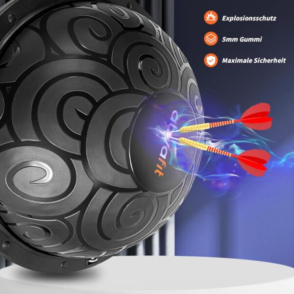 Ativafit Yoga, Gymnastics, and Balance Trainer Ball with Expander & Pump, for Strength Training Balance Training