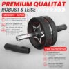 FUNFLEX Abdominal Roller, Abdominal Trainer Set - Upper Body Training Pack - Home Gym Equipment - Home Fitness Equipment for Men & Women - Full Body Workout - Effective Abdominal Muscle Training Home