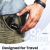 Bob and Brad Q2 Mini Massage Gun, Pocket Size Deep Tissue Percussion Massager, Ultra Small & Portable Quiet Massage Gun with Carry Bag for Muscle Relaxation, Black