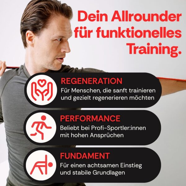 Deuser Band Original Resistance Band Gymnastics Band Made of Natural Rubber, Vegan, Non-Slip, Made in Germany Fitness Bands for Strength Training, Fitness, Yoga