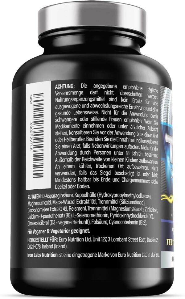 Test Xtreme: Testosterone Booster – Muscle Growth & Strength (120 Tablets)