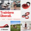 Deuser Band Original Resistance Band Gymnastics Band Made of Natural Rubber, Vegan, Non-Slip, Made in Germany Fitness Bands for Strength Training, Fitness, Yoga