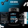 Creatine Ultra Caps - 420 Capsules with 1250 mg of Pure Creatine Monohydrate - Premium: Ultra Fine + Mesh Factor of 200 - High Dose