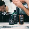Brickell Men's Products Daily Advanced Face Care Routine II, Activated Carbon Face Cleanser, Face Scrub, Face Cream Lotion, Natural and Organic, Unscented