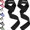 91mtf-5BCsL._AC_SL1500_.jpg RDX Lifting Straps Strength Training Lifting Straps, 60 cm Long Professional Gym Bodybuilding Deadlift Weight Lifting Accessories, 5 mm Padded Wrist Protection Handle, Fitness Powerlifting Deadlift