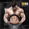 Professional King's Feather Bending Dumbbell Power Twister Adjustable 3 Weight Mode, High Performance Spring Expander for Shoulder, Arm and Chest Exercises, Upper Body Training, Arm Training Device 30 kg, 40 kg, 50 kg 3-in-1