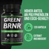 BRNR Green BRNR Green Tea Extract High Dose 120 Capsules with Extra Lots of EGCG + Polyphenols, Green Tea Capsules, Green Coffee Extract, 120 Capsules