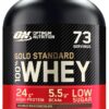 Optimum Nutrition Gold Standard Whey Muscle Building and Recovery Protein Powder With Glutamine and Amino Acids, Double Rich Chocolate, 74 Servings, 2.27kg, packaging may vary