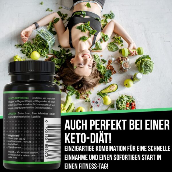 BRNR Green BRNR Green Tea Extract High Dose 120 Capsules with Extra Lots of EGCG + Polyphenols, Green Tea Capsules, Green Coffee Extract, 120 Capsules