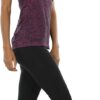 icyzone Women's Sports Top, Yoga Tank Top, Racerback Top, Running, Fitness, Functional Shirt, Pack of 3