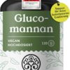 Lose weight with glucomannan from the konjac root - by Nature Love - 120 capsules. 4,000 mg per daily dose - high dose, vegan, made in Germany.
