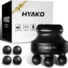 511I22Ux2L._AC_SL1024_.jpg HYAKO F1 Massage Gun, Massage Gun, 4-Head, 5 Modes, Adjustable Mini Deep Tissue Massager for Back, Neck and Legs and the Whole Body, Electric Hand Massager for Muscle Massage
