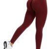 61IegF3sw1L._AC_SL1500_.jpg JOYSPELS Scrunch Butt Leggings, Women's Gym V-Shaped Waistband, High Waist, Sport Booty Lifting, Butt Push Up, Seamless, Opaque, Shape Sports, Trousers, Long