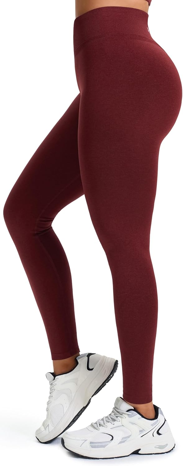 61WYHaLvD1L._AC_SL1500_.jpg JOYSPELS Scrunch Butt Leggings, Women's Gym V-Shaped Waistband, High Waist, Sport Booty Lifting, Butt Push Up, Seamless, Opaque, Shape Sports, Trousers, Long