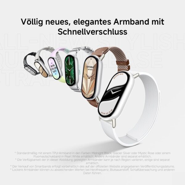 61cFfGfvSgL._AC_SL1000_.jpg Xiaomi Smart Band 10, Smart Watch, Fitness Tracker, 1.72 Inch AMOLED Display, 21 Day Battery, 5ATM Water Resistance, SPO₂ & Heart Rate Monitor, Sleep Monitor, 150+ Sports Modes, Ceramic Edition Pearl White