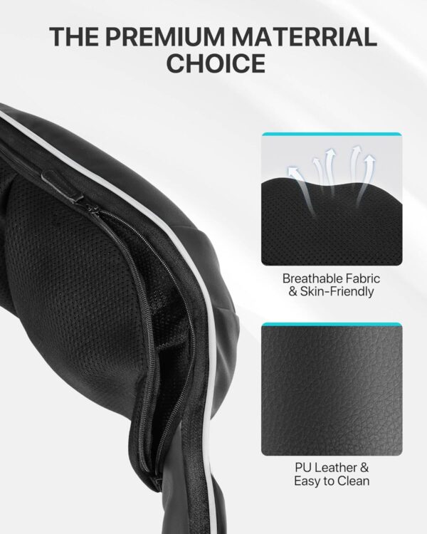 Neck Massager with Heat, 3D Neck Massager Shiatsu Massager for Back Shoulder, Christmas Gifts for Dad Mum, Back Massager for Women Men
