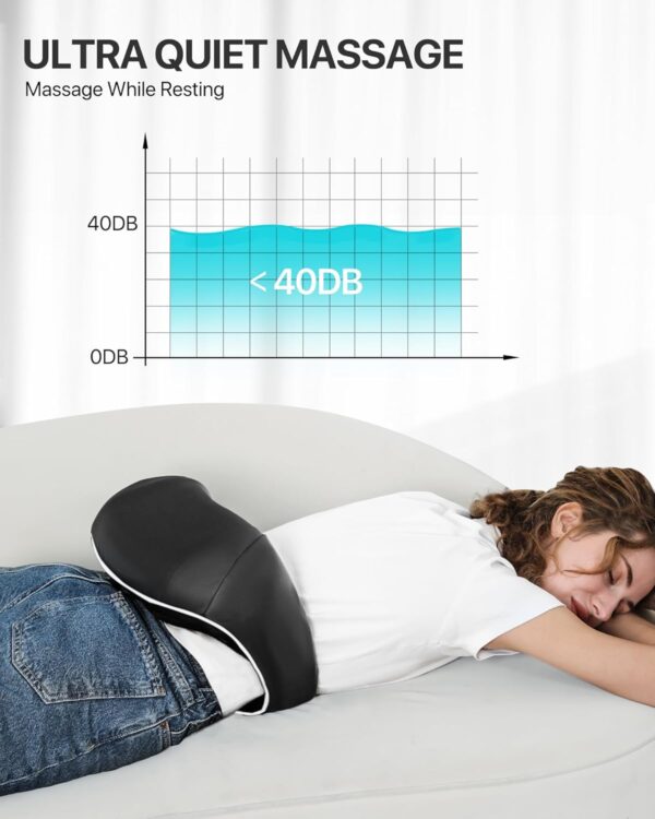 Neck Massager with Heat, 3D Neck Massager Shiatsu Massager for Back Shoulder, Christmas Gifts for Dad Mum, Back Massager for Women Men