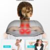 Neck Massager with Heat, 3D Neck Massager Shiatsu Massager for Back Shoulder, Christmas Gifts for Dad Mum, Back Massager for Women Men